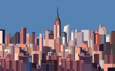 8 Bit New York Skyline Wallpaper by CurtisBell on DeviantArt