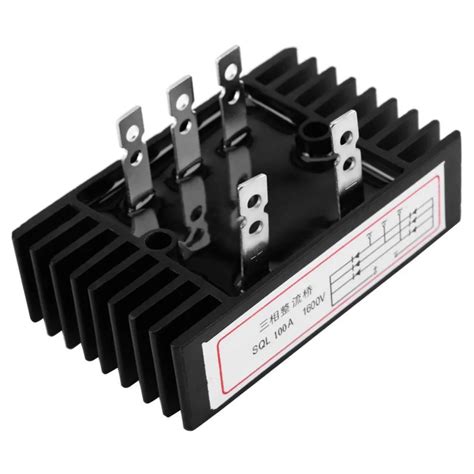 Aliexpress.com : Buy SQL100A 1600V Three Phase Diode Bridge Rectifier AC to DC High Frequency ...