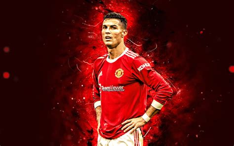 Cristiano Ronaldo, close-up, Manchester United FC, football stars, CR7 ...