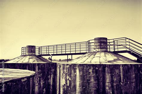 Abandoned Silos Stock Photo | Adobe Stock