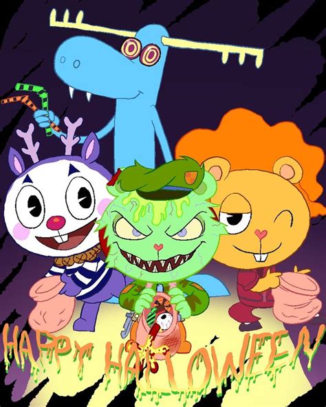 Htf Halloween | Happy tree friends, Happy tree friends flippy, Happy ...