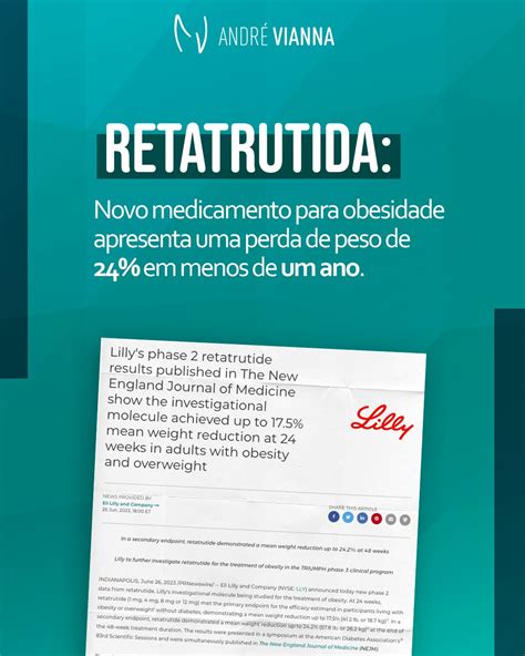 Retatrutida: novo medicamento para obesidade apresenta uma perda de ...