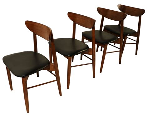 Lane Mid Century Modern Walnut Dining Chairs - Mary Kay's Furniture