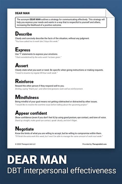 Dbt Skills Worksheets