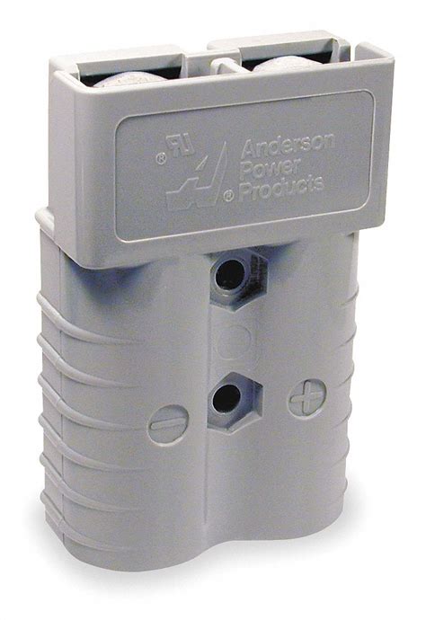 ANDERSON POWER PRODUCTS Power Connector, 175 A, 0.437 in, Gray - 3BY23|6325G1 - Grainger