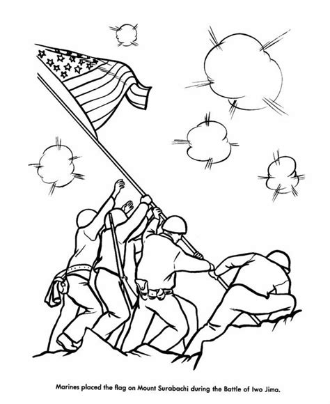 battle of iwo jima drawing - Clip Art Library