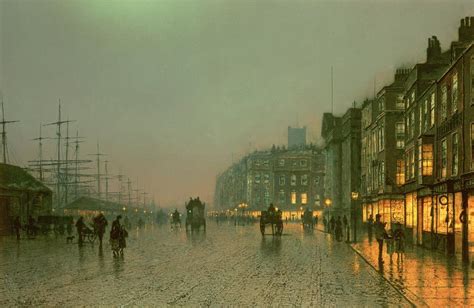 Liverpool Docks From Wapping by John Atkinson Grimshaw