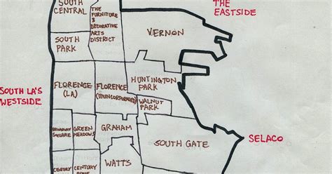 East Los Angeles Map