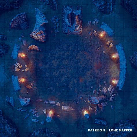 Ancient Arena - DnD Battlemaps | Dungeon maps, Fantasy map, Dnd world map