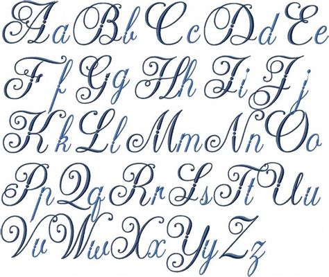 DIPLOMAT FONT - MACHINE EMBROIDERY FONT | Lettering alphabet, Cursive fonts alphabet, Lettering ...