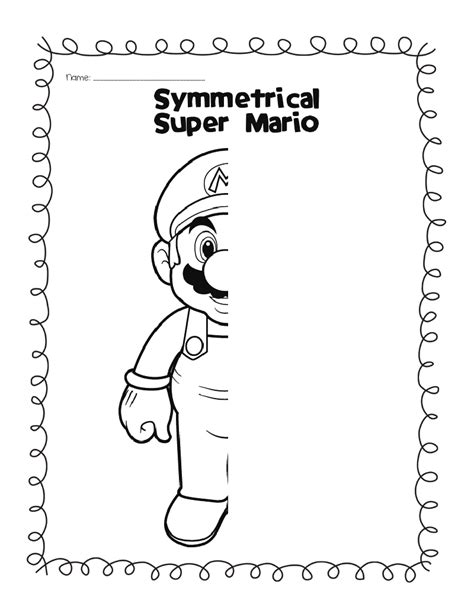 Symmetry Worksheets...for study hall students without homework ...