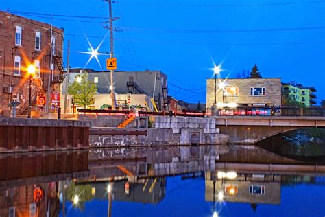 Owen Sound, Ontario: Long Exposure Night Images On The Harbour