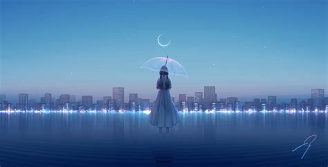 Anime Girl in Water Wallpaper, HD Anime 4K Wallpapers, Images and ...