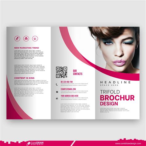 Download beauty makeup brochure business design CDR free vector | CorelDraw Design (Download ...