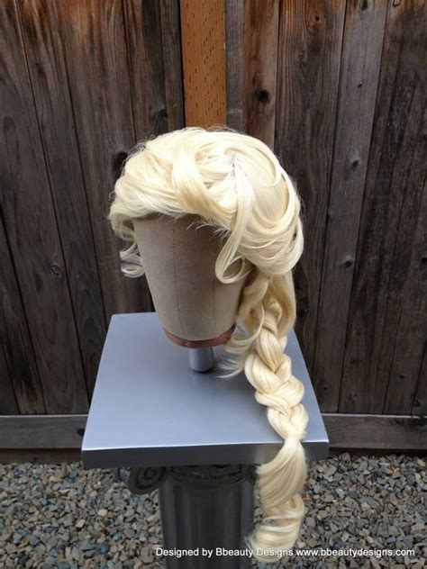 Elsa wig by BBeauty designs | Frozen hair, Side braid, Elsa wig