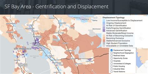 SF Bay Area Map: Gentrification & Displacement | Association of Bay ...