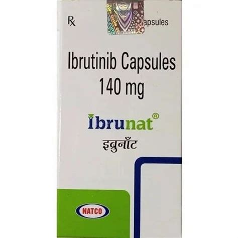 Ibrutinib Capsule Ibrutinib (140mg), Natco Pharma Ltd, 30 Capsules In 1 Bottle at Rs 9011/bottle ...