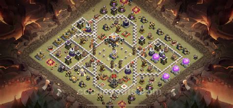 Best War Base TH11 with Link 2023 - Town Hall Level 11 CWL Base Copy - (#67)