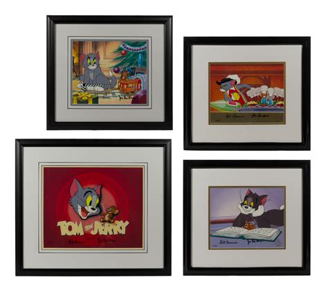 Hanna-barbera "tom And Jerry" Animation Cel Assortment Auction