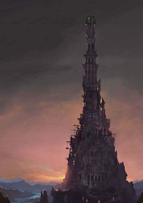 Dark Tower Concept Art from Overlord : ImaginaryArchitecture