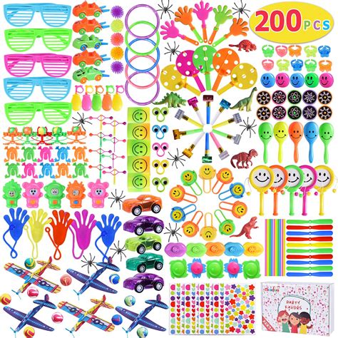 Buy Max Fun 200pcs Party Toys Assortment Party Favors for Kids Birthday ...