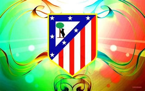 Download Emblem Logo Soccer Atlético Madrid Sports HD Wallpaper