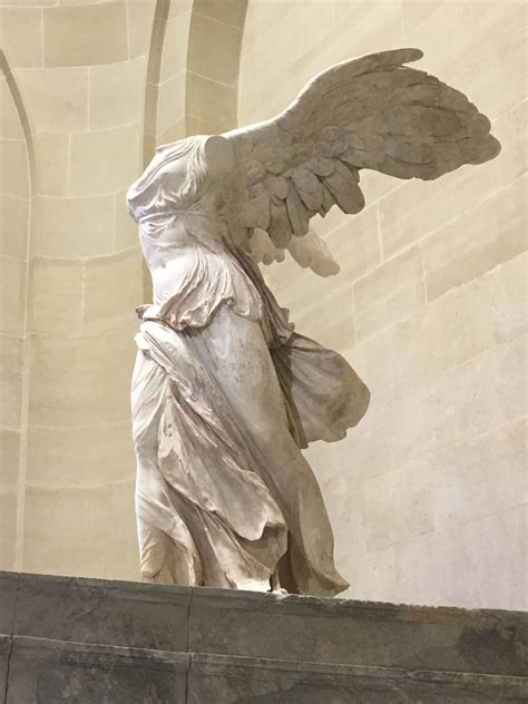 Winged Victory of Samothrace, by far my favorite execution of Hellenistic sculpture, circa 2nd ...