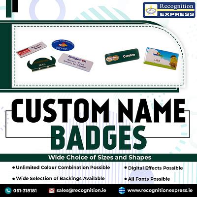 Custom Name Badges designs, themes, templates and downloadable graphic elements on Dribbble