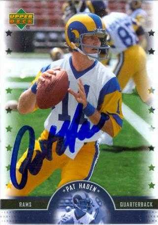 Pat Haden autographed Football Card (Los Angeles Rams) 2005 Upper Deck Legends #7