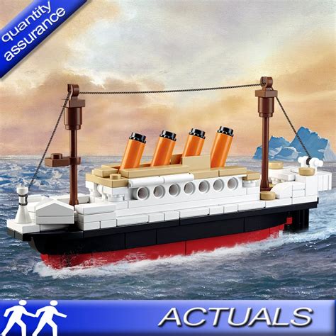 Compatible With Lego Sluban 0576 194pcs Mini Size RMS Titanic Cruise ...