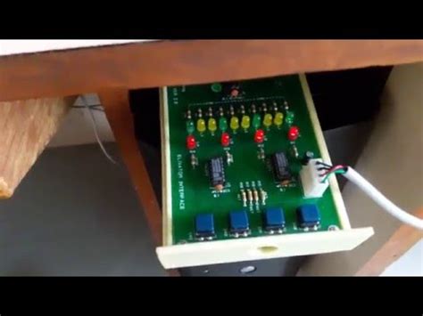 Elevator 8086 Hardware Experiment Microprocessor Lab - YouTube