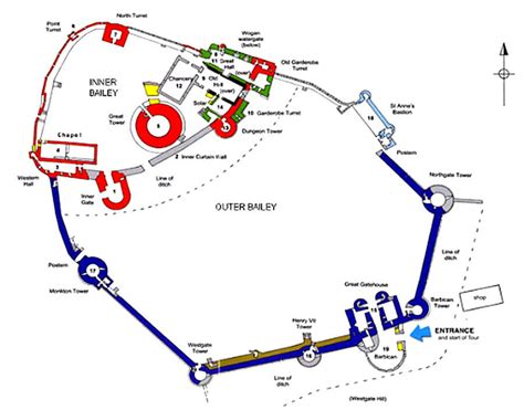 Pembroke Castle Map