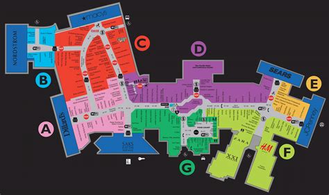 Mall Map of The Florida Mall®, a Simon Mall - Orlando, FL