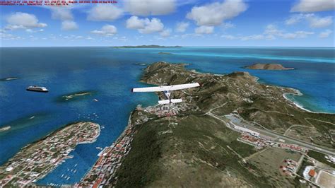 MS Flight Simulator X: Guadeloupe, St. Bart TFFJ, Free Scenery