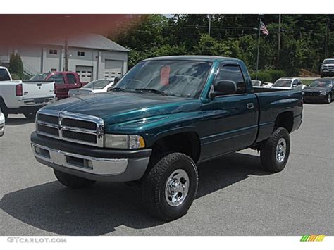 1999 Emerald Green Pearl Dodge Ram 1500 SLT Regular Cab 4x4 #33745268 | GTCarLot.com - Car Color ...