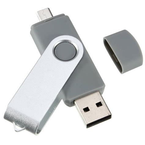 USB Mini Memory Stick 32GB USB 2.0 Memory Flash Drive OTG for Handy PC Gray-in USB Flash Drives ...