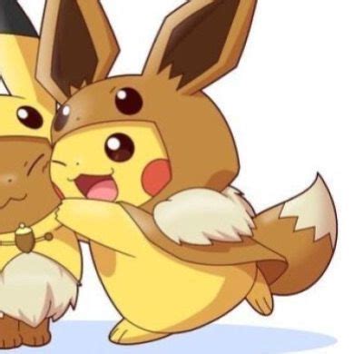 Matching pfp 2/2 | Pikachu, Cute pokemon wallpaper, Eevee cute