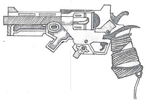 Futuristic Gun Drawing