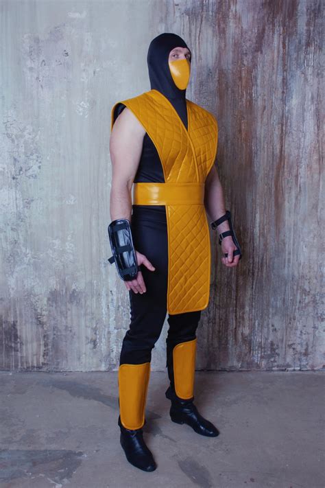 Mortal Kombat II Scorpion Costume - Scorpion Cosplay | Costume Party World