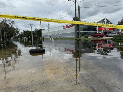 Storm surge damage from Englewood, Florida Hurricane Milton Englewood ...