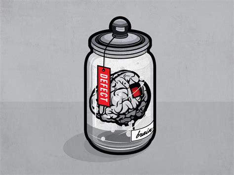 Brain In Jar by Eric Koschnick on Dribbble