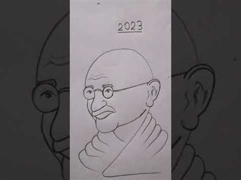 a drawing of an old man with glasses