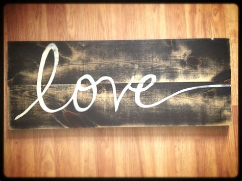 Rustic Love sign on reclaimed wood. Sold. Recycled Items, Love Signs ...