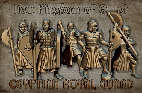 28mm Egyptian Royal Guard x5 – Lancer Miniatures