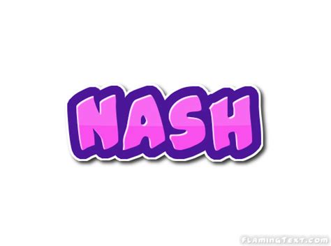 Nash Logo | Free Name Design Tool from Flaming Text