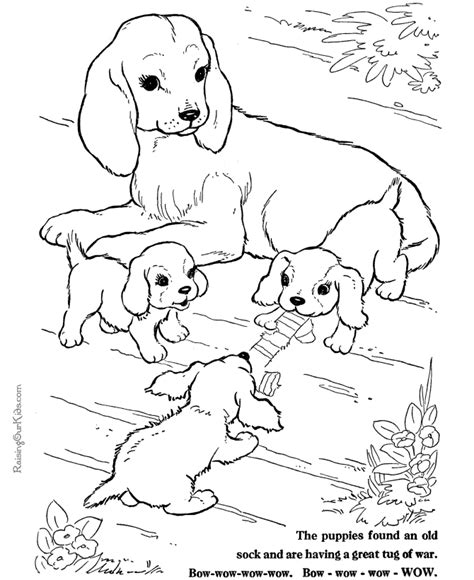 Coloring page of a cute dog | Puppy coloring pages, Farm animal coloring pages, Dog coloring page