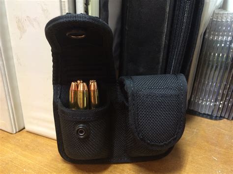 A way to hold four LCR 9mm moon clips in a dual speedloader pouch | Ruger Forum