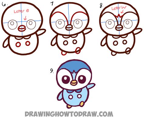 How To Draw Piplup The Pokemon - Clockscheme Spmsoalan