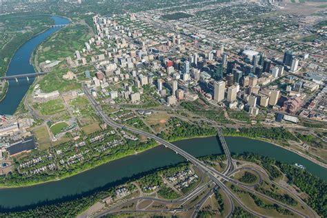 Aerial Photo | Edmonton Skyline