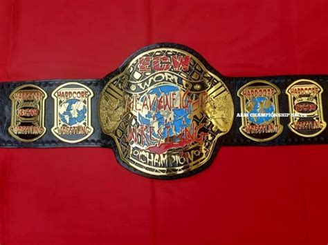 ECW REPLICA BELT CUSTOMIZE LEATHER CHAMPIONSHIP BELT